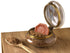 JBK Pottery Terracotta Brown Sugar Saver, Handmade Terra Cotta Sugar Keeper with Decorative Discs, Food-Safe, Made in