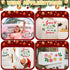 30 Pcs Christmas Garage Door Magnet Decorations, Merry Christmas Winter Snowman Snowflake Santa Claus for Car, Bulletin