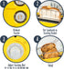 Nostalgia Grilled Cheese Toaster: Easy-Clean Baskets and Adjustable Toasting Dial with Wide Slots