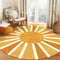 Lahome Boho Round Rugs - 4Ft Washable Non-Slip Small Round Area Rug