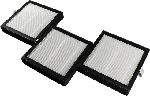 HQRP 3-Pack HEPA Filters for Afloia (AQ8/Q8), Honati, Hysure Q7, Tenergy Sorbi 2-in-1 Air Purifier