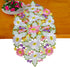 AMARED 13 34 Inch Spring Daisy Table Runners Embroidered Flowery Table Linen for Home Decoration X