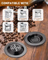 2PCS Espresso Cleaning Disc, 54mm Silicon Backflush Disc for Breville Espresso Machines, Compatible with BES810BSS,