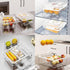 Counter, Bread Box with Ice Chilled Condiment Caddy, Portable Airtight Storage Container with Lid Handle for Kitchen