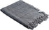 Stonewashed Turkish Bath & Beach Towel, 100% Organic Cotton, Soft, Lightweight, Quick Dry, Black