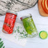 12 OZ,Canning 24PACK,Glass Flrolove Mason Jars Jars with Lids Jam Jars, Jelly Jars with Airtight Lids,Ideal