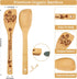 Golden Girls Wooden Spoons for Cooking, 7pcs Bamboo Utensils Gifts for Fans, TV Show Merchandise for Women