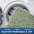 smiry Luxury Chenille Bath Rug 24''x16'', Extra Soft Shaggy Bathroom Mat, Non-Slip Plush Carpet Runner, Machine