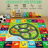 78.7"59" ABC Transportation Kids Rugs for Playroom Educational Alphabet Mat