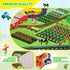 Mfmiudole Set 10 (4 6 Community 39.4"x59" Farm Play Rugs Gift - Vehicles Construction Trucks + Cars), Traffic Rug