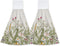 Wild Plant Flower Herbs Hand Towels with Loop, 2 PCS Soft Super Absorbent Kitchen Dish Towels, 12x17 in
