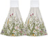 Wild Plant Flower Herbs Hand Towels with Loop, 2 PCS Soft Super Absorbent Kitchen Dish Towels, 12x17 in