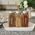 Clear Spice Jar Labels, Preprinted Waterproof Stickers for Organizing Kitchen and Pantry Herbs