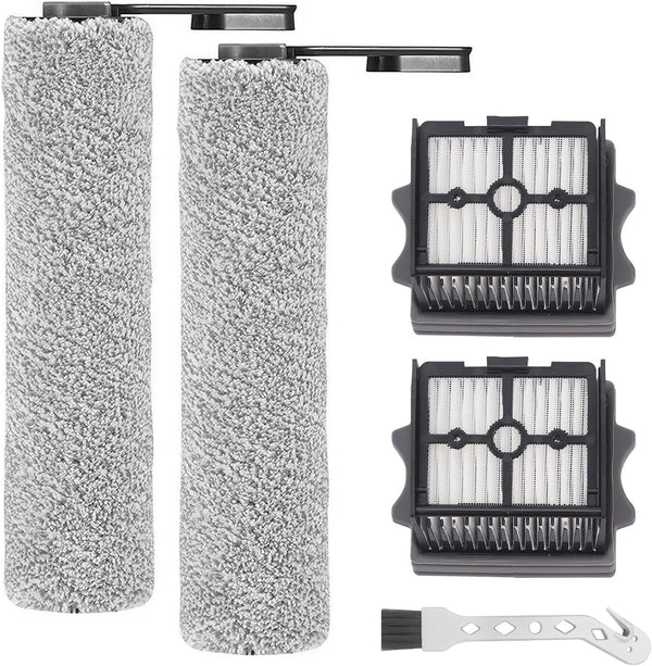Brush Roller and Filter for Tineco Floor One S5 Combo - Replacement Parts, 2 Brush Roller + 2 Filters