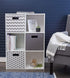 Large Gray Collapsible Storage Cube - DII Poly-Cube Collection