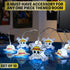3D 5.4 10 2 Get Trend One Piece LED String Lights, ft, Pcs White Fairy Lights Battery Operated, Lighting Modes, Straw