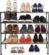 Closet, Countryside 2-Tier Seville Classics Sturdy Freestanding Storage Shelf for Bedroom, Entryway, Dorm Room