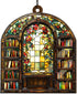 Jesuspirit - Window Hanging Suncatcher Crystal Clear Acrylic & Wood Sun Catcher