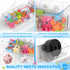 Lysam 2 Packs, 3 Bath Toy Storage Large Bath Toy Holder with Compartment, Quick Dry Bathtub Toy Organizer, Bath Tub Toy