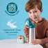 12 oz 8 12m+ b.box Insulated Water Bottle - Kids Water Bottle Stainless Steel w/Free Flow Silicone Straw, Toddler Cups