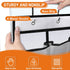 Aheroi 2 Pack 35 40 lbs, Pockets Over Door Shoe Organizer, White, Holds Up to Mesh Pockets, Foldable, Hanging Shoe Rack