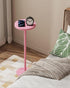 TB01BP065 TUTOTAK Tall Round Side Table, Small End Table, Drink Table, Pedestal Side Table, livingroom, Pink