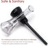 Vintorio Wine Aerator Pourer, Premium Aerating Pourer and Decanter Spout, Black