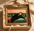 Vintage Gold Framed Bar Wall Art, Victorian Woman and Man on Couch with Martini Oil Painting Canvas Prints, Eclectic