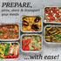 Spare Essentials 1 Lb Aluminum Pans with Lids (55 Pack) - Disposable Baking Foil Containers for Takeout Food