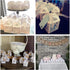 VIVIQUEN Baptism Favor Boxes, Laser Cut Cross Favor Boxes with 50 Ribbons for Baby Shower and Wedding Party Decorations