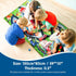 4'11" 2'7" Booooom Jackson Car Rug Play Mat for Kids, x Rug,Car with Roads Bedroom, Kid Carpet Toddler Boy, Car Area