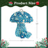 2025 JUESMOS Mushroom Christmas Ornaments Metal Mushroom Hanging Ornament for Christmas Tree Decorations Crystal
