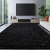 6x9 HOMORE Rugs for Living Room Black Fluffy Area Rug Modern Shag Rugs for Bedroom, Super Soft and Comfy Carpet, Cute