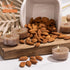 6 15 Pack HYOOLA Scented Tealight Candles - Clear Cup - Roasted Almonds Tealight Candles Scented - Hour Burn Time