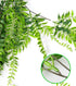 Artificial Hanging Vine - Weeping Willow Plastic Plants, Faux Ivy Garland for Indoor Outdoor Decor (4 Pcs)