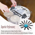 1624772 Edge Brushes Replacement for Bissell SpinWave Wet & Dry Robotic Vacuum, 2 Pack