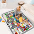 5x7ft 78.7X 59 INCH) Kids Town Road Play Rug - Car Playmat, Kids Rugs for Playroom Car Mat Town City Road Traffic Rugs