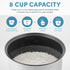 Aroma 8-Cup (Cooked) Rice Cooker ARC-914SB