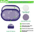 4Pk DC44 DC35, DC31, DC56, DC34, DC30 #917066-02 Anewise Filter for Dyson Animal, Digital Slim Exclusive Multi Floor