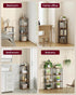 4-Tier 9.4 15 41.3 Inches, ULLS152K01 VASAGLE Superfast Toolless Assembly, Shelf for Living Room, Standing Shelf