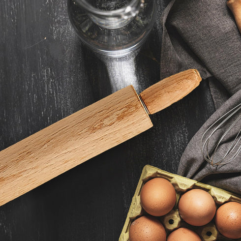 Mrs. Anderson’s Baking Embossing Rolling Pin, European Beechwood, Paisley Design
