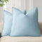 Foindtower Pack of 2, Decorative Linen Soild Throw Pillow Covers Soft Accent