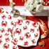 50 Summer 6.5 6.5 Inches Crab Boil Party Supplies - Pcs Crab Theme Seafood Boil Napkins Disposable, Red Crabs Party
