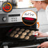 NutriChef 3-Piece Baking Pan Set, Premium Nonstick Carbon Steel Bakeware with Silicone Handles