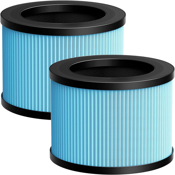 iSingo 2 Pack MK-01 MK-06 TZ-K1 True HEPA Replacement Filter for MK-01 MK-06, ToLife TZ-K1, and More.