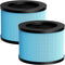 iSingo 2 Pack MK-01 MK-06 TZ-K1 True HEPA Replacement Filter for MK-01 MK-06, ToLife TZ-K1, and More.