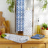 DII Tunisia Blue Market Tabletop and Kitchen Collection, Set of 4 Dishtowels, 18x28, Blue Market.