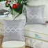 CaliTime 2 Pack Cushion Covers Throw Pillow Cases for Home Sofa Couch Modern Quatrefoil Accent Geometric 20 X 20 Inches