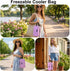 Saugnlbs Packs,Insulated 10 4.5x 5,Stripes Small Cooler Bag,Mini Cooler Bag with Ice Lunch Bag with Handle