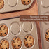 Pssopp Muffin Top Pan, 30 Hole Carbon Steel Bakeware for Cupcakes, Yorkshire Pudding, Pies, Muffins